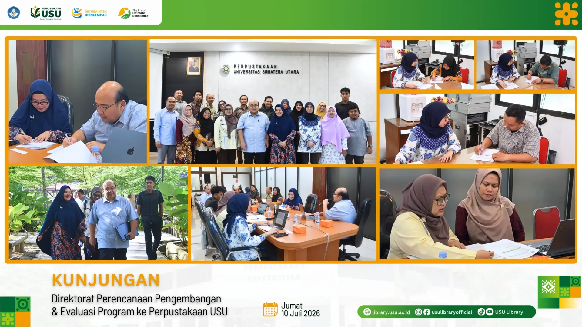 Perpustakaan USU Terima Kunjungan DPPEP USU, Bahas Penguatan Budaya Kinerja Berorientasi Hasil